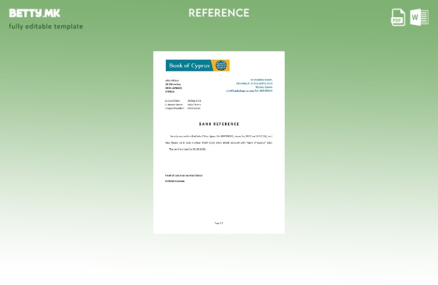 модерен стил Референтен шаблон за затворање на Кипарската банка на Кипар